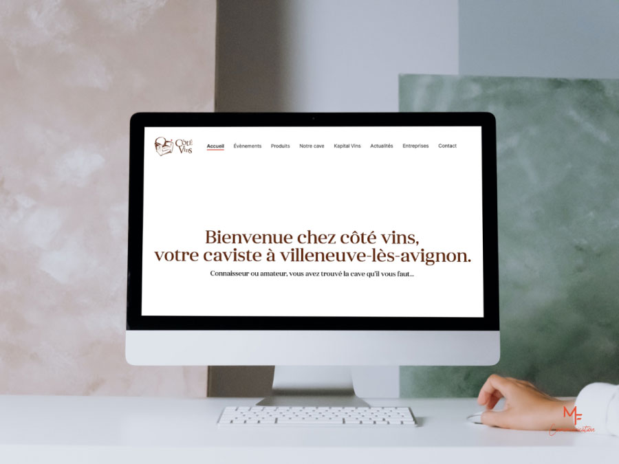 Rédaction de contenu web pour Côté Vins