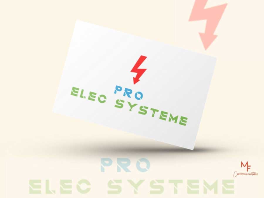 Création du site internet, du logo et de supports de communication pour Pro Elec Système
